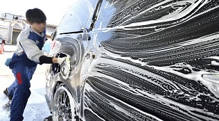 純水手洗い洗車